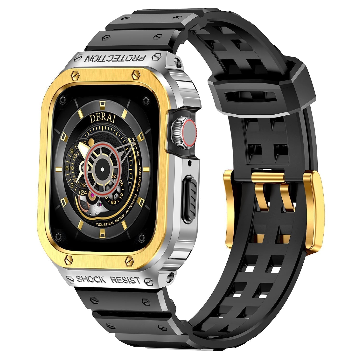 Findo Luxe Stainless Steel Watch Band with Adjustable Fit