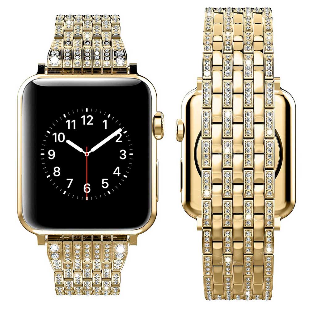 Gleamin Radiant Rhinestone Apple Watch Band