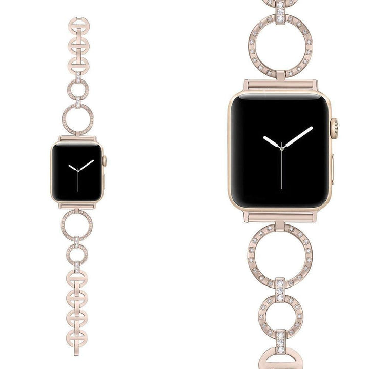 Vita Diamond Elegance Stainless Steel Apple Watch Band