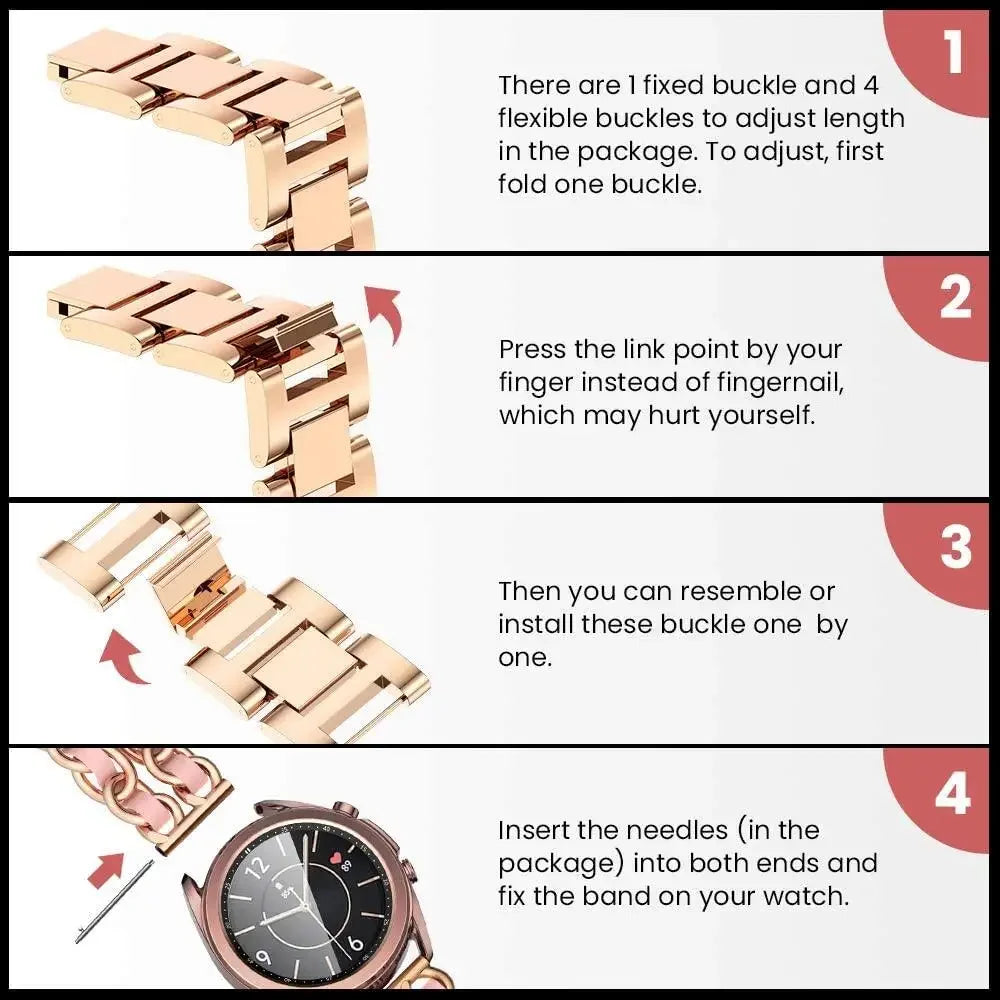 Azura Leather Watchband