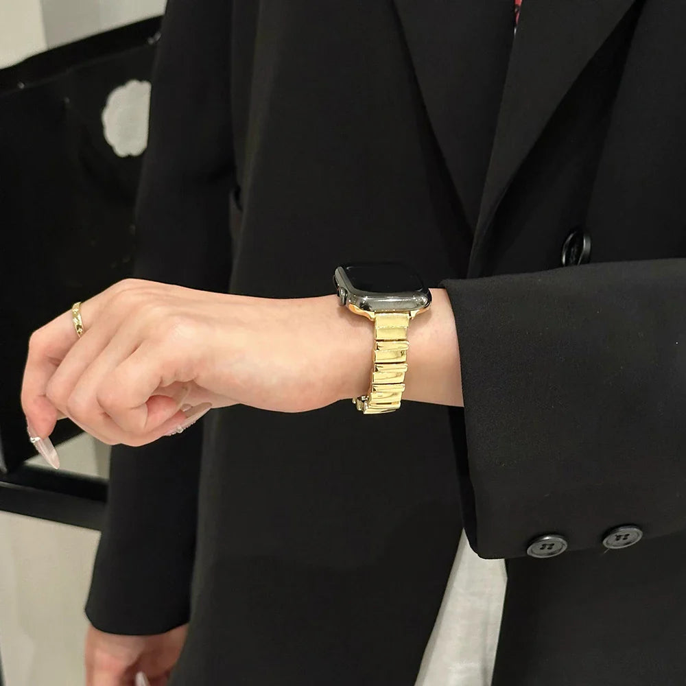Elegant Irregularity Metal Strap for Apple Watch