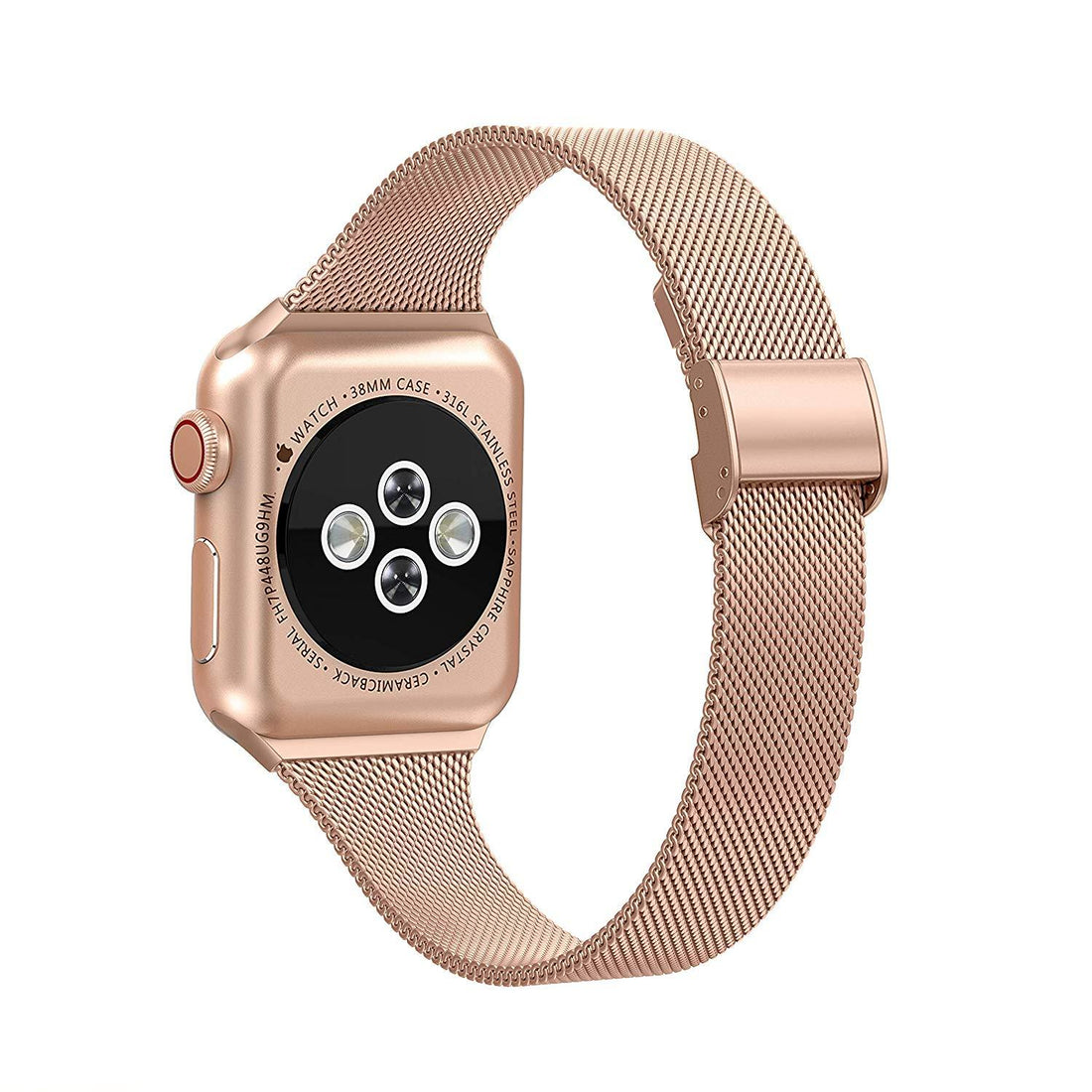 Aere Refined Slim Stainless Steel Watch Band for Apple Watch