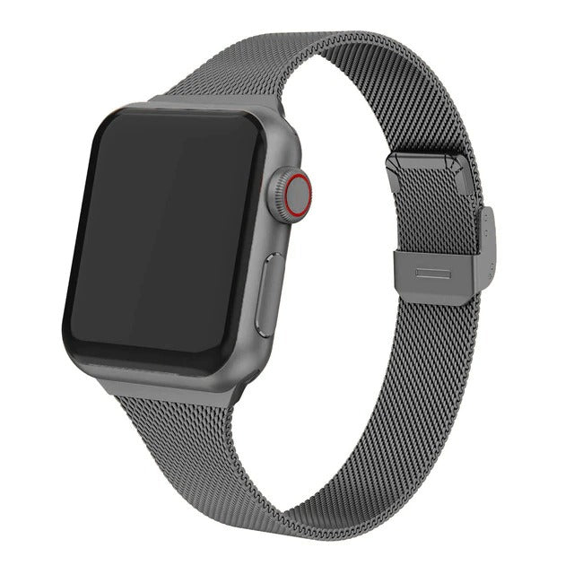 Aere Refined Slim Stainless Steel Watch Band for Apple Watch
