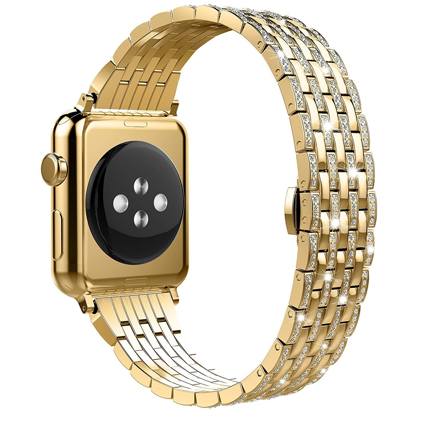 Gleamin Radiant Rhinestone Apple Watch Band