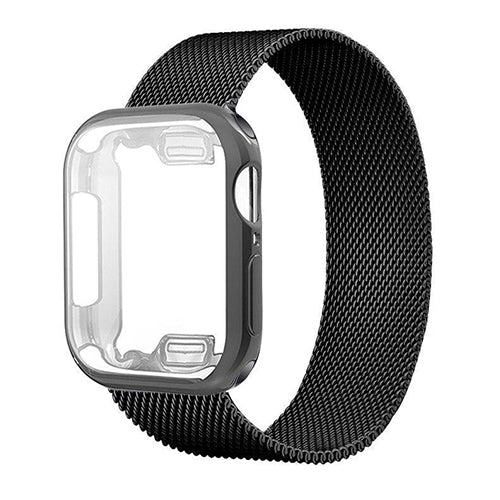 Jasper Milanese Stainless Steel Band with Premium Case for Apple Watch