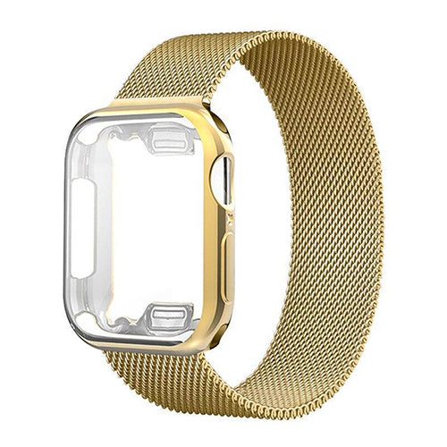 Jasper Milanese Stainless Steel Band with Premium Case for Apple Watch