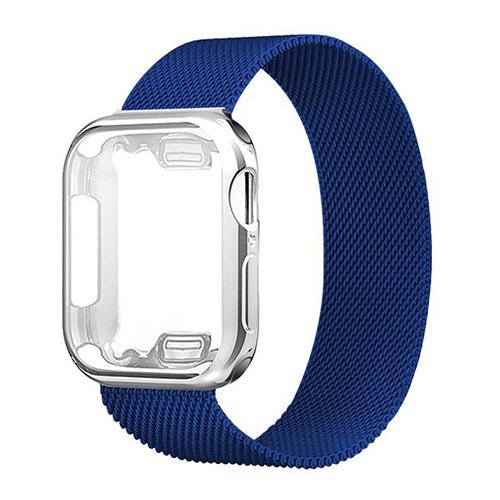 Jasper Milanese Stainless Steel Band with Premium Case for Apple Watch