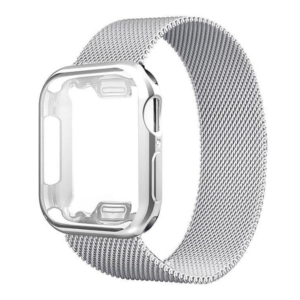 Jasper Milanese Stainless Steel Band with Premium Case for Apple Watch