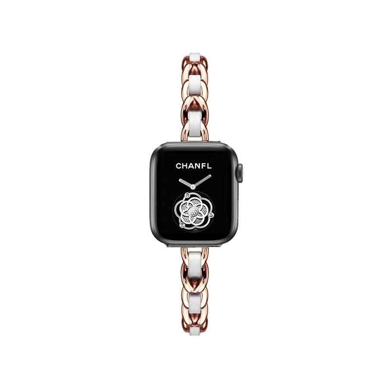 Luna Luxe Stainless Steel Apple Watch Band
