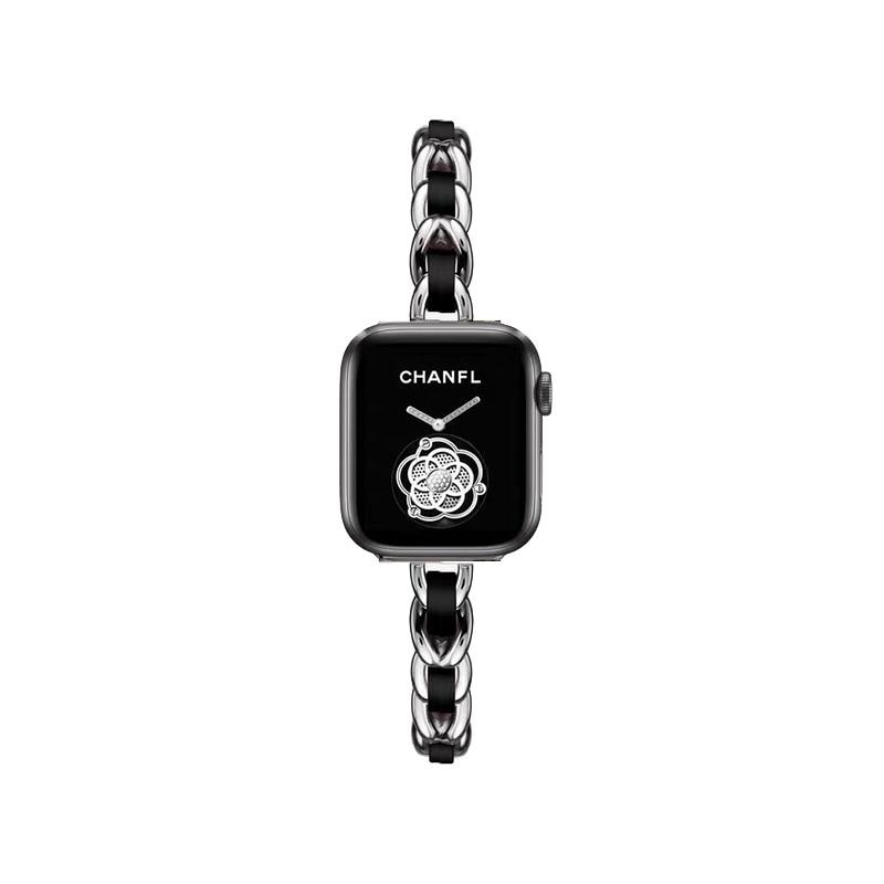 Luna Luxe Stainless Steel Apple Watch Band