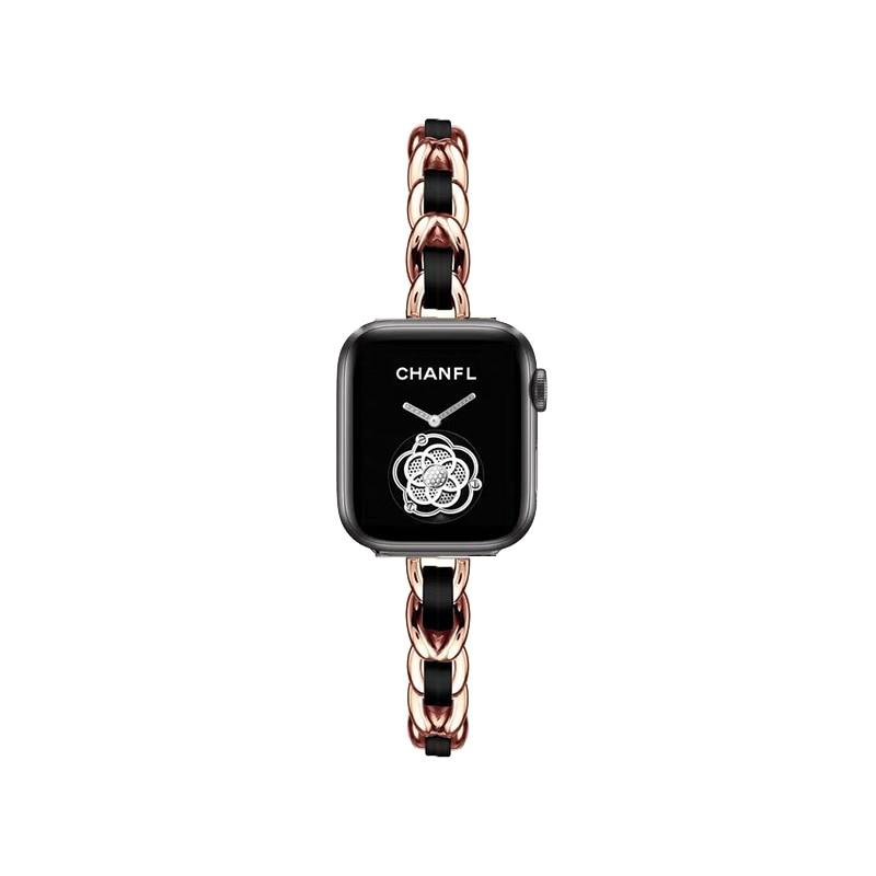 Luna Luxe Stainless Steel Apple Watch Band