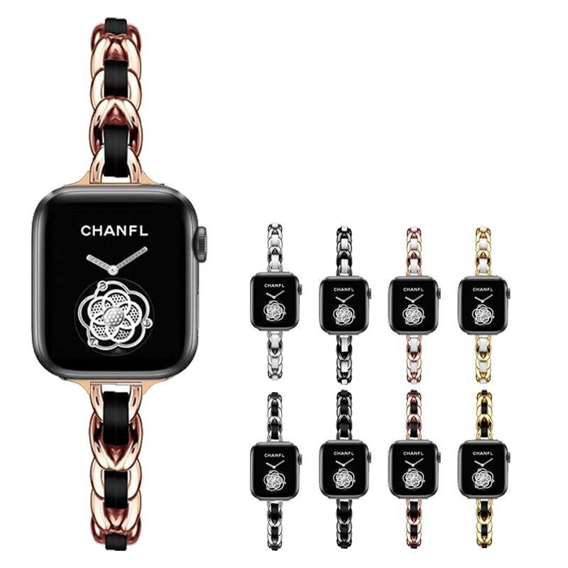 Luna Luxe Stainless Steel Apple Watch Band