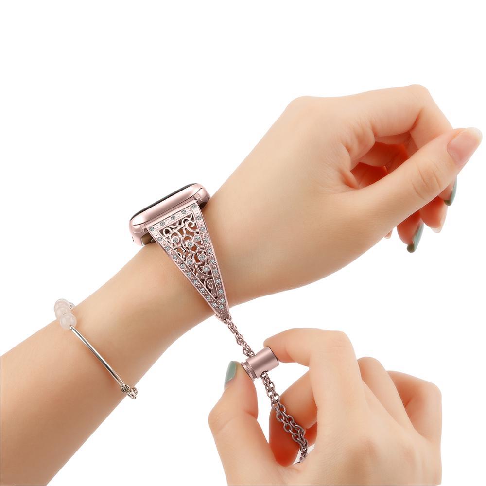 Millie Elegance Rhinestone Cuff for Apple Watch