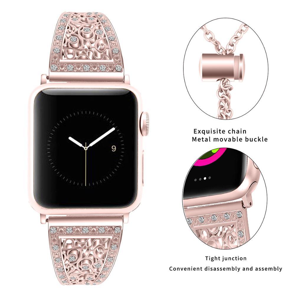 Millie Elegance Rhinestone Cuff for Apple Watch