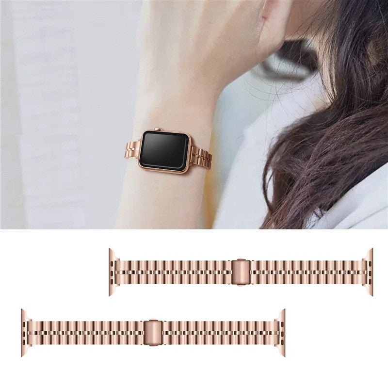 Tamen Semicircle Luxury Stainless Steel Watchband