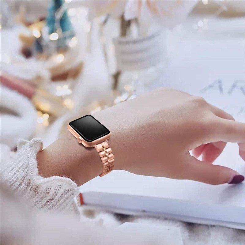 Tamen Semicircle Luxury Stainless Steel Watchband